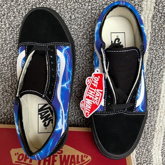Vans Old Skool Lightning Black/Blue WMNS - Picture 13 of 16